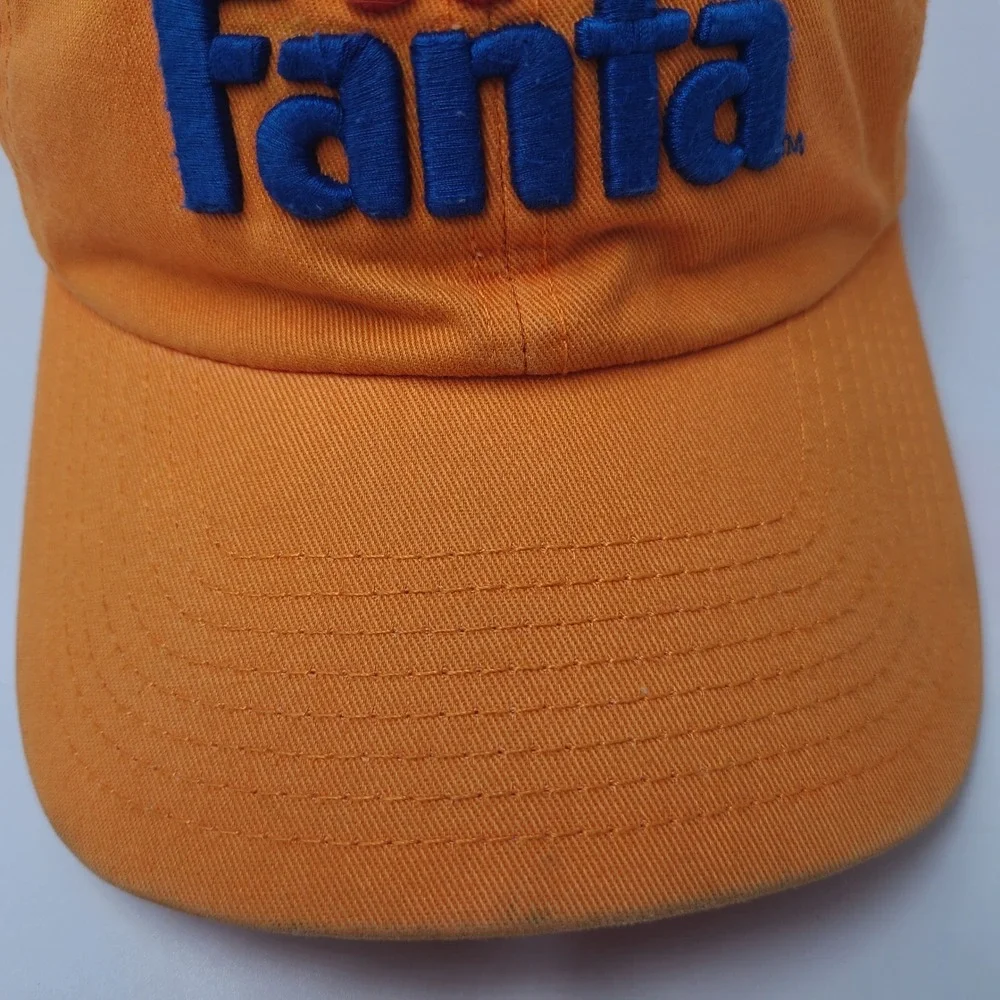 Fanta Hat Strapback American Needle Orange Blue Soda Logo Promo Casual Dad Men